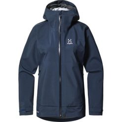 Damska kurtka wodoodporna Haglöfs Front. Niebieskie kurtki damskie Haglöfs, bez wzorów, bez kaptura. W wyprzedaży za 812.00 zł.
