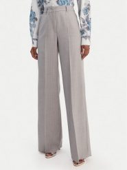 Marella Spodnie materiałowe Giunchi 2613131101 Szary Straight Fit. Szare spodnie materiałowe damskie Marella, bez wzorów, z materiału. Za 719.99 zł.