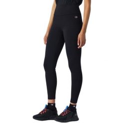 Legginsy damskie Champion Crop Leggings 7/8. Czarne legginsy damskie CHAMPION, bez wzorów, na fitness i siłownię. Za 94.99 zł.