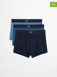 Marc O´Polo Bodywear Bokserki (3 pary) w kolorze niebiesko-granatowym rozmiar: S. Niebieskie bokserki męskie bez wzorów. Za 88.95 zł.