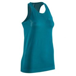 Tank Top sportowy do biegania CEP Ultralight damski. Niebieskie topy damskie CEP, bez wzorów, bez ramiączek. Za 189.00 zł.
