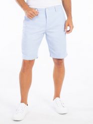 Hackett London Szorty w kolorze błękitnym rozmiar: W38. Niebieskie szorty męskie Hackett London, z bawełny, bez kołnierzyka. Za 252.95 zł.