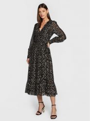 MICHAEL Michael Kors Sukienka koktajlowa MF28Y8Z6MT Czarny Regular Fit. Czarne sukienki damskie MICHAEL Michael Kors, xs, bez wzorów, z wiskozy, wizytowe, bez kołnierzyka, bez ramiączek. Za 1,349.00 zł.