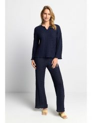 Rich & Royal Koszulka w kolorze granatowym rozmiar: XL. Niebieskie bluzki damskie Rich & Royal, xl, bez wzorów, prążkowane, bez kołnierzyka, bez ramiączek. Za 127.35 zł.