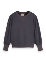 Scotch & Soda Bluza w kolorze antracytowym rozmiar: M. Czarne bluzy bez kaptura damskie Scotch & Soda, m. Za 180.49 zł.
