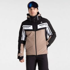 Kurtka narciarska męska Triple. Czarne kurtki męskie Dare 2b, m, bez wzorów, bez kaptura, narciarskie. W wyprzedaży za 1,149.99 zł.