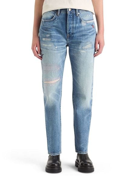 Scotch & Soda Dżinsy - Boyfriend fit - w kolorze niebieskim rozmiar: W32/L32. Niebieskie jeansy damskie Scotch & Soda, z podwyższonym stanem. Za 248.58 zł.