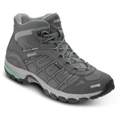 Buty turystyczne damskie Quebec Lady Mid z membraną Gore - Tex. Szare obuwie trekkingowe damskie MEINDL. Za 880.02 zł.