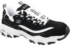 Buty sportowe Sneakersy męskie, Skechers D'Lites. Czarne buty sportowe na co dzień męskie Skechers, z materiału, bez zapięcia, trekkingowe. Za 490.00 zł.