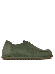 Birkenstock Półbuty Utti Lace 1030109 Zielony. Zielone półbuty męskie Birkenstock, ze skóry, bez zapięcia. Za 649.99 zł.