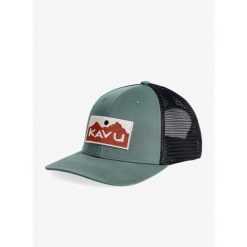 Czapka z daszkiem Kavu Above Standard - dark forest. Zielone czapki męskie KAVU, bez wzorów, sportowe. Za 149.99 zł.