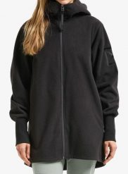 Bluza polarowa damska Didriksons Rinda Fullzip. Czarne bluzy z kapturem damskie Didriksons, l, z dzianiny. Za 474.55 zł.