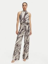 Guess Kombinezon W6GK12 K2937 Brązowy Regular Fit. Brązowe kombinezony damskie Guess, s, z aplikacjami, z syntetyku, bez kołnierzyka, bez ramiączek. Za 694.99 zł.