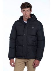 The Time of Bocha Kurtka zimowa w kolorze czarnym rozmiar: L. Czarne kurtki męskie The Time of Bocha, na zimę, l, bez wzorów, bez kaptura. Za 296.56 zł.