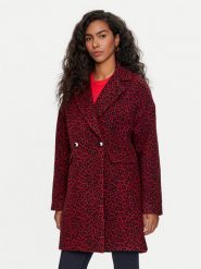 Liu Jo Płaszcz wełniany W69174 T4074 Bordowy Regular Fit. Czerwone płaszcze damskie Liu Jo, na zimę, bez wzorów, z syntetyku. Za 2,339.00 zł.