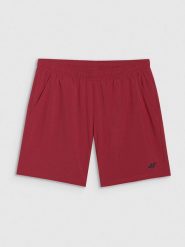 4F Szorty sportowe w kolorze czerwonym rozmiar: XL. Czerwone szorty męskie 4f, xl, z materiału. Za 64.95 zł.