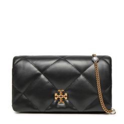 Torebka Tory Burch. Czarne torebki wieczorowe Tory Burch, bez wzorów, wizytowe, bez kołnierzyka, bez ramiączek. Za 2,239.00 zł.