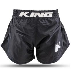 Spodenki do boksu tajskiego King Pro Boxing KPB/Classic M. Czarne kąpielówki męskie KING PRO BOXING, m, bez wzorów, z mikrofibry, na fitness i siłownię. Za 225.50 zł.