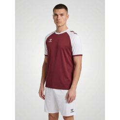 Koszulka Hummel League. Białe bluzki damskie HUMMEL, bez wzorów, eleganckie, bez kołnierzyka, bez ramiączek. Za 167.00 zł.