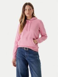 Tommy Jeans Bluza Linear DW0DW21963 Różowy Regular Fit. Czerwone bluzy bez kaptura damskie Tommy Jeans, s, z bawełny. Za 299.99 zł.
