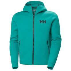 Bluza z kapturem z pełnym zamkiem błyskawicznym Helly Hansen Ocean 2.0. Zielone bluzy z kapturem męskie Helly Hansen, m, z elastanu. Za 519.00 zł.