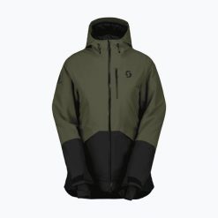 Kurtka narciarska damska SCOTT Ultimate Dryo Ripstop. Zielone kurtki damskie Scott, na zimę, l, bez wzorów, z materiału, bez kaptura. Za 1,149.00 zł.