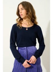 AUTHENTIC CASHMERE Kaszmirowy sweter "Glyder" w kolorze granatowym rozmiar: S. Niebieskie swetry klasyczne damskie AUTHENTIC CASHMERE, s, z kaszmiru, bez kołnierzyka. Za 300.92 zł.