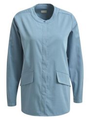 Milano Italy Bluzka w kolorze błękitnym rozmiar: 46. Niebieskie bluzki damskie Milano Italy, bez wzorów, bez kołnierzyka, bez ramiączek. Za 173.99 zł.