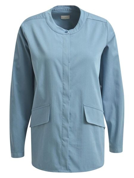 Milano Italy Bluzka w kolorze błękitnym rozmiar: 46. Niebieskie bluzki damskie Milano Italy, bez wzorów, bez kołnierzyka, bez ramiączek. Za 173.99 zł.