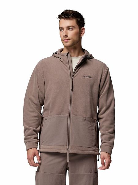 Columbia Kurtka polarowa w kolorze beżowym rozmiar: M. Brązowe kurtki męskie Columbia, m, bez wzorów, z polaru, bez kaptura. Za 429.95 zł.