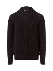 G-Star RAW wełniany sweter Mężczyźni czarny, M. Czarne swetry męskie G-Star Raw, m, bez wzorów, z dzianiny, bez kołnierzyka. Za 329.95 zł.