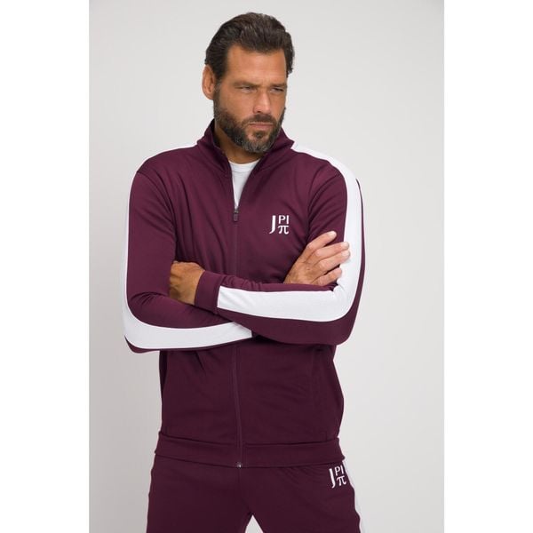 Męska Bluza dresowa Odzież fitness stójka do 8XL. Fioletowa bluzy bez kaptura męskie JAY-PI, bez wzorów, z dresówki, bez kołnierzyka, bez ramiączek. W wyprzedaży za 279.99 zł.