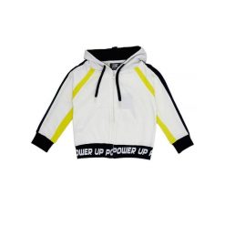 Bluza z bawełna z kaptur na co dzień na siłownię. Białe spodnie dresowe damskie LEONE 1947 APPAREL, bez wzorów, z bawełny. W wyprzedaży za 103.52 zł.