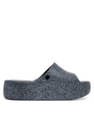 Melissa Klapki Free Platform Slide 36149 Czarny. Czarne klapki damskie Melissa, bez wzorów, z tworzywa sztucznego, bez obcasa. Za 389.99 zł.