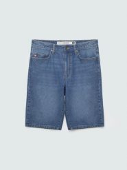 Szorty męskie jeansowe niebieskie Colter 410. Niebieskie szorty męskie Big Star, na lato, bez wzorów, z denimu, klasyczne. Za 199.99 zł.