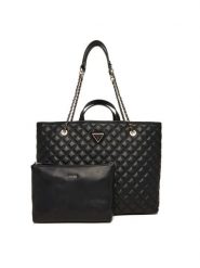 Guess Torebka Giully II HWQG96 73290 Czarny. Czarne torebki klasyczne damskie Guess, z aplikacjami, ze skóry, bez dodatków. Za 519.99 zł.
