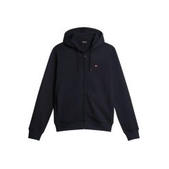 Bluza z kapturem Napapijri Balis. Niebieskie bluzy z kapturem męskie Napapijri, na lato, l, z bawełny. Za 396.55 zł.