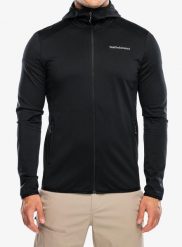 Bluza z kapturem Peak Performance Light Zip Hood. Czarne bluzy z kapturem męskie Peak Performance, l, z elastanu. Za 544.49 zł.