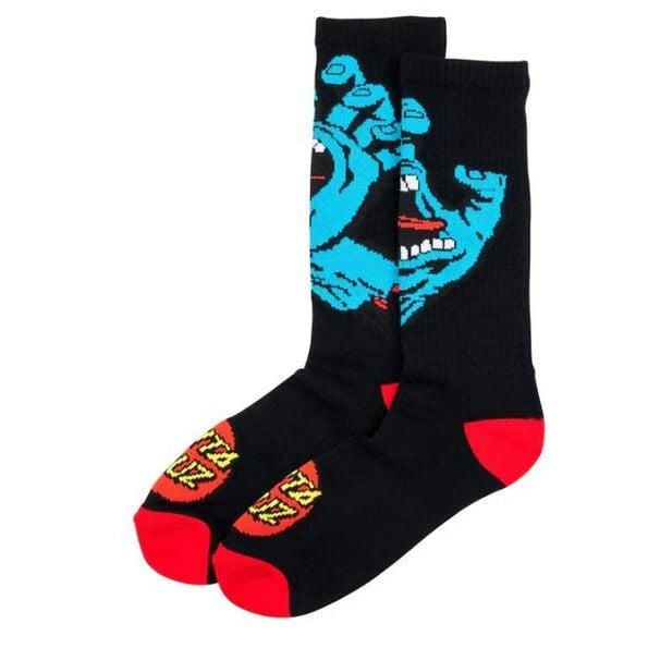 Skarpety Santa Cruz Screaming Hand czarne. Czarne skarpetki męskie Santa Cruz, bez wzorów. Za 80.37 zł.