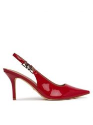 Guess Szpilki FLTNS5 PAF05 Czerwony. Czerwone szpilki Guess, z aplikacjami, z lakierowanej skóry, bez obcasa. Za 489.99 zł.