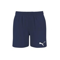 Kąpielówki męskie Puma Mid Shorts. Niebieskie kąpielówki męskie Puma, l, bez wzorów, z materiału, do pływania. Za 199.60 zł.