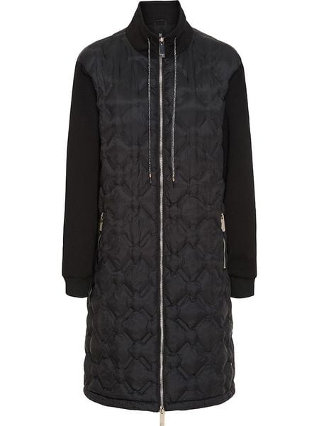 TicketWOMAN Płaszcz pikowany "Cecilia" w kolorze czarnym rozmiar: 46. Czarne płaszcze damskie TicketWOMAN, bez wzorów. Za 152.98 zł.