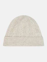 Just Cashmere Kaszmirowa czapka "Cleo" w kolorze jasnoszarym rozmiar: onesize. Szare czapki zimowe damskie Just Cashmere, z kaszmiru. Za 209.33 zł.