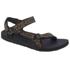 Sandały Męskie Original Universal. Zielone sandały męskie Teva, z gumy, z otwartym noskiem, bez zapięcia. Za 388.99 zł.