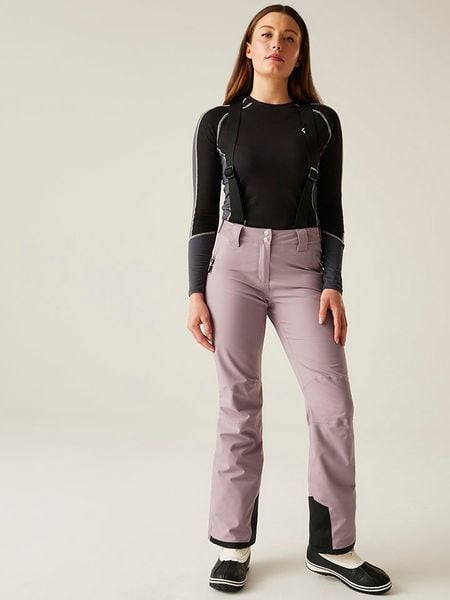 Dare 2b Spodnie narciarskie "Diminish" w kolorze fioletowym rozmiar: 46. Różowe spodnie dresowe damskie Dare 2b, m, bez wzorów. Za 318.37 zł.