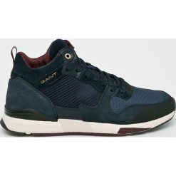 Gant - Buty Andrew. Niebieskie buty sportowe na co dzień męskie Gant, z gumy, bez zapięcia. W wyprzedaży za 379.90 zł.