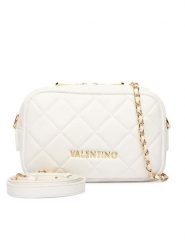 Valentino Torebka Ocarina VBS3KK51R Biały. Białe listonoszki damskie Valentino, bez wzorów, ze skóry, bez dodatków. Za 569.99 zł.