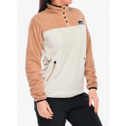 Bluza polarowa damska Kavu Cavanaugh. Niebieskie bluzy bez kaptura damskie KAVU, m, z polaru. Za 361.99 zł.