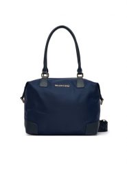 Valentino Torebka Jenny Re VBSA9T01 Granatowy. Niebieskie torebki klasyczne damskie Valentino, bez wzorów, z materiału, bez dodatków. Za 549.99 zł.