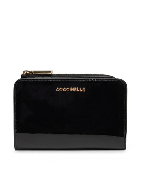 Coccinelle Portfel E2 SXC 11 D1 01 Czarny. Czarne portfele damskie Coccinelle, bez wzorów, ze skóry. Za 309.99 zł.
